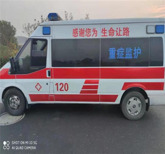 招远救护车出租服务案例3
